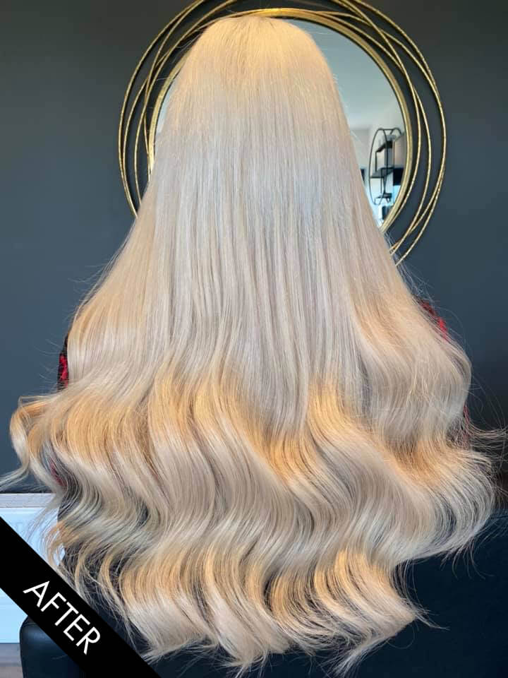 Hair extensions after